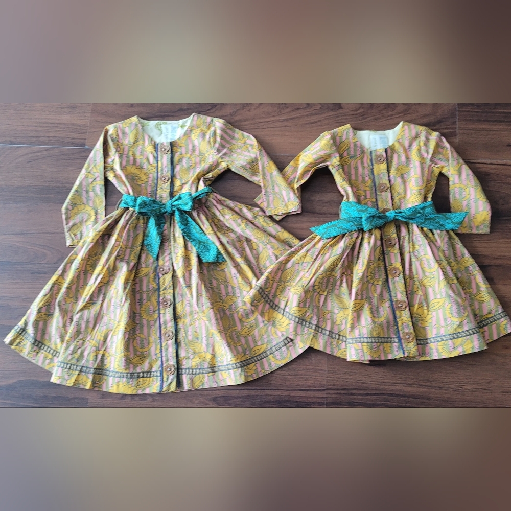 Beautiful Matching Matilda Jane Sister Dresses, Sizes 2 & 6